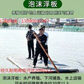 鱼塘浮台泡沫船用养殖浮板eva泡沫板浮板钓鱼船实心摆渡竹浮台