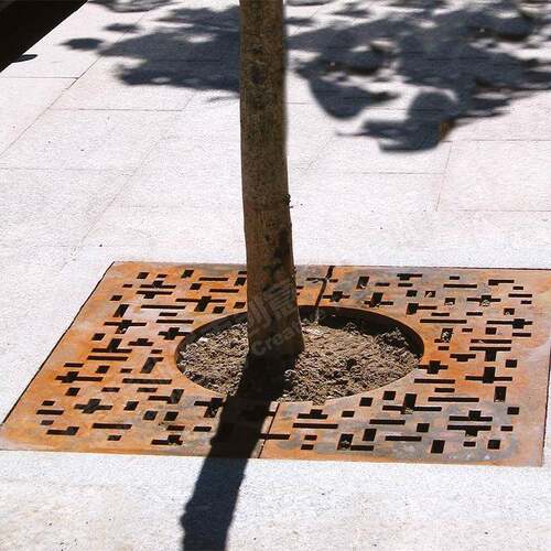 钢板树篦子护树板树池盖板树围子广场公园景区市政道路树篦子厂家