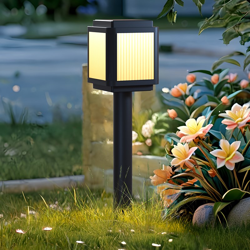 草坪灯太阳能户外防水家用别墅院子草地插灯接电花X园景观庭院灯