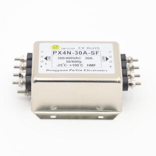 普鑫三相滤波器原直销PX4N SF高品质三相四线电源滤波器 30A