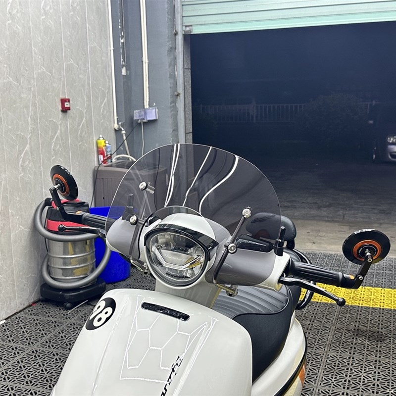 适用标致姜戈150风挡前挡风玻璃改装挡风M板挡雨板23款升级无损