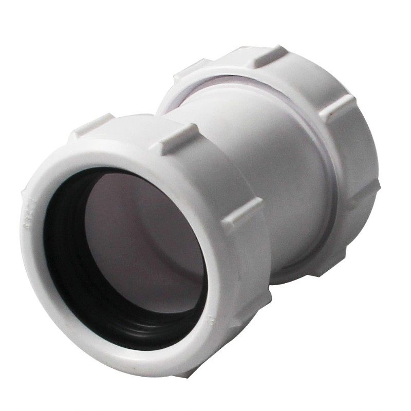 QS322C003天力40pvc管连接头 下水4公分硬管 直接加长 不打胶接头,床上用品,蚊帐,淘宝优惠券,粉丝福利购,淘宝优惠卷