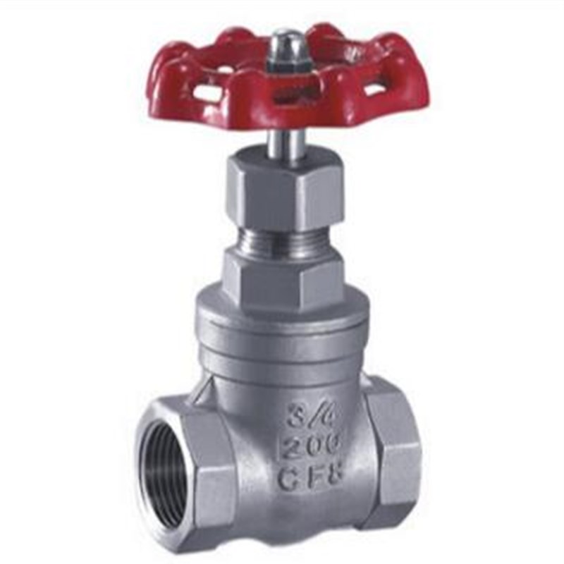 不锈钢丝口加厚闸阀家用水管工业阀门DN15 DN20 DN25 DN40 DN50