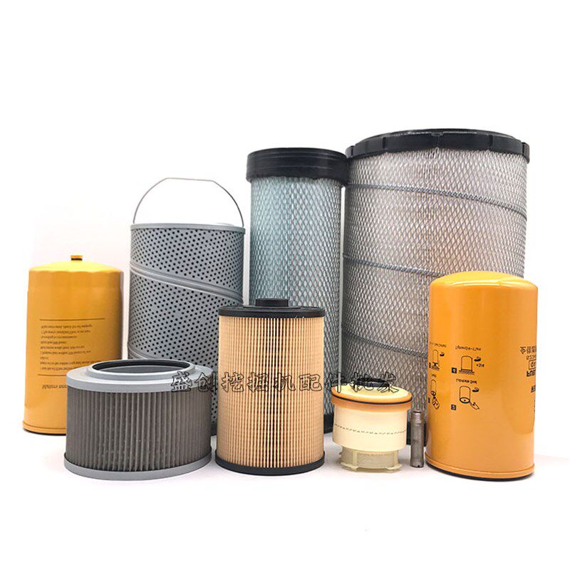 神钢挖掘机SK260-10机油滤芯柴油空气油水纸柴格液压回油进油