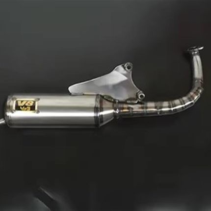 适用于 于 BWS100 鸭子100 机车2冲 排气管 消音器