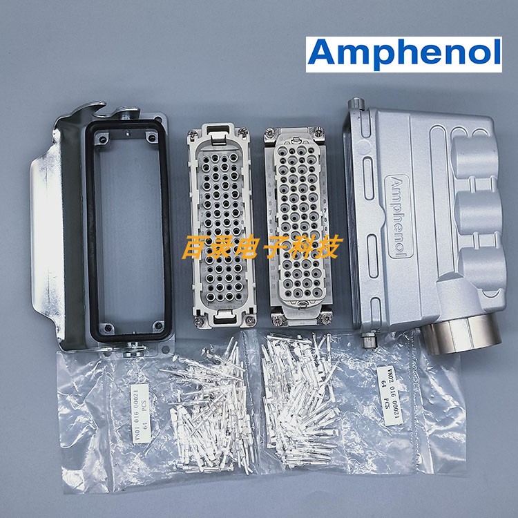 l安费诺Ampheno重载连接器64针64芯航空插头 接插件C146 10AB064