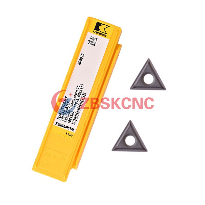 肯纳数控刀片淬火钢超硬三角刀粒TCMT110204LF/TPMT090204 KC5010图片
