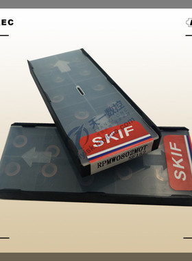 台湾SKIF刀片R4圆弧刀片RPMW0802MOT SF152模具铣刀片数控刀片