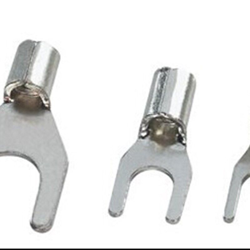 仿进口UT叉型裸端头 接线端子 【黄铜有缝】 SNB8-6 500只