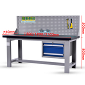 防静电工作台操作多功能带抽屉高承重钳工台外销级耐磨检修工位桌