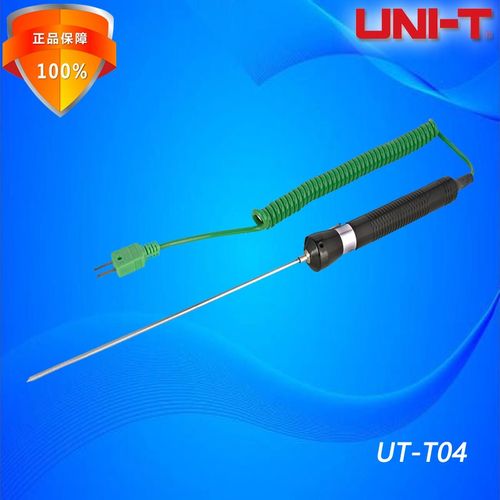 优利德UT-T04接触K型穿刺式热电偶-50C-600C液体及凝胶体温度