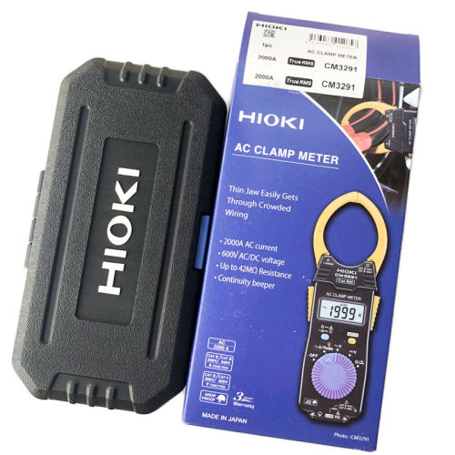 日置 HIOKI CM3291钳表真有效值数字万用表交流2000A钳形电流表