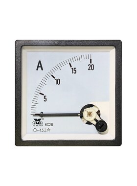 6C2B直流20A电流表直通仪表cp80 be80 dc安培表20安无需分流器