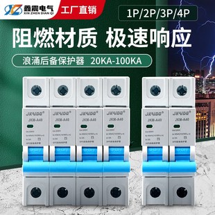浪涌后备保护器SCB浪涌前置开关SPD一级二级电源防雷避雷器