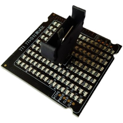 电脑主板维修工具775CPU带灯测试仪假负载诊断南北桥地址线短路