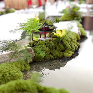 宴会桌装饰摆件长条桌中间t布置餐桌花艺绿植商务桌花景观活动/20