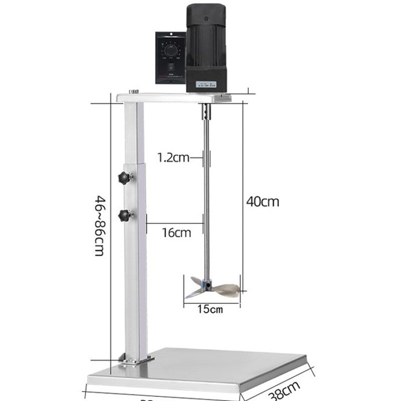 电动搅拌器商用打浆机工业涂料I油漆搅拌机手动升降式