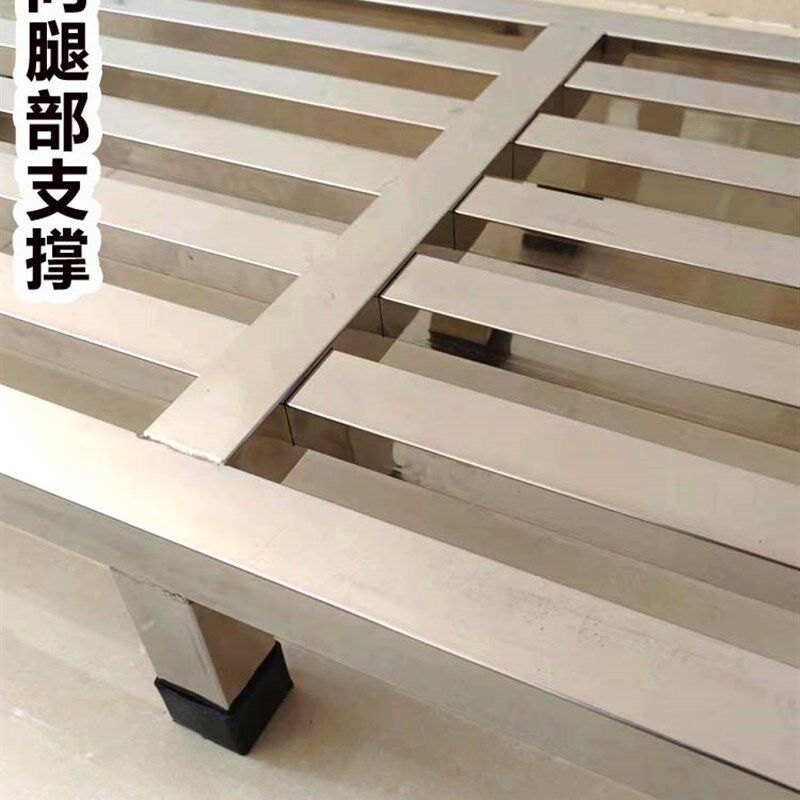 商用面粉置物g架不锈钢米面架加厚放米架防潮地架货架落地单层定
