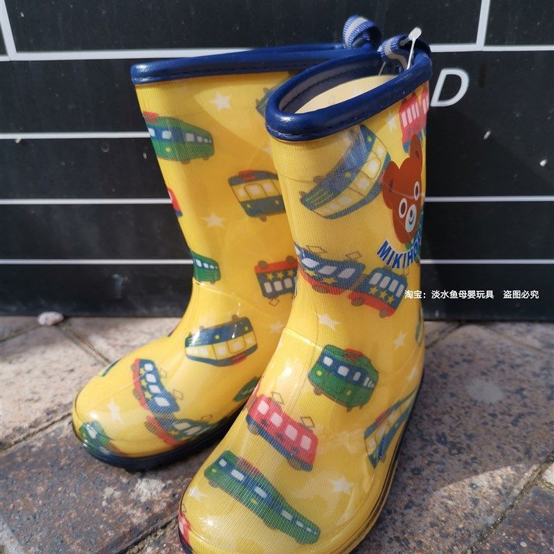 小学生儿童雨鞋男女n宝可爱防水防滑卡通雨靴小孩水鞋轻便跟脚鞋
