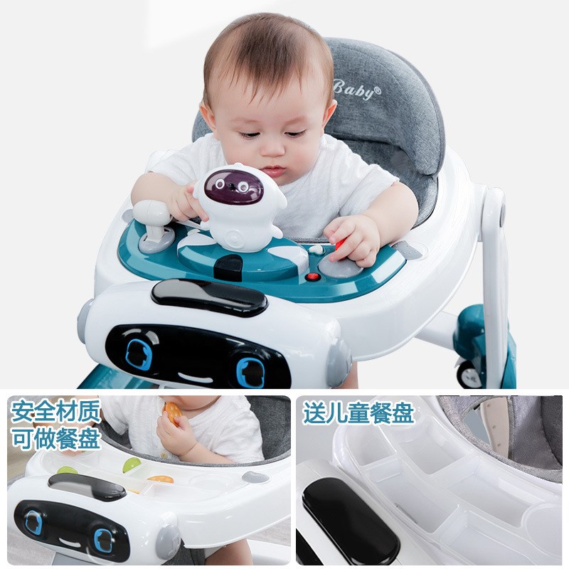 婴幼儿学步车可h坐可推学行车2025新款防o型腿婴儿多功能防侧翻