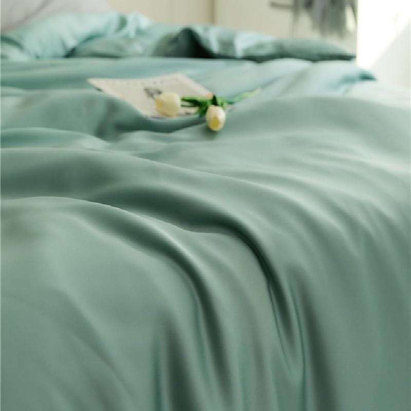 夏季轻奢605支天丝被单套件宿舍单人丝冰滑丝被罩被单10x200x2EL3