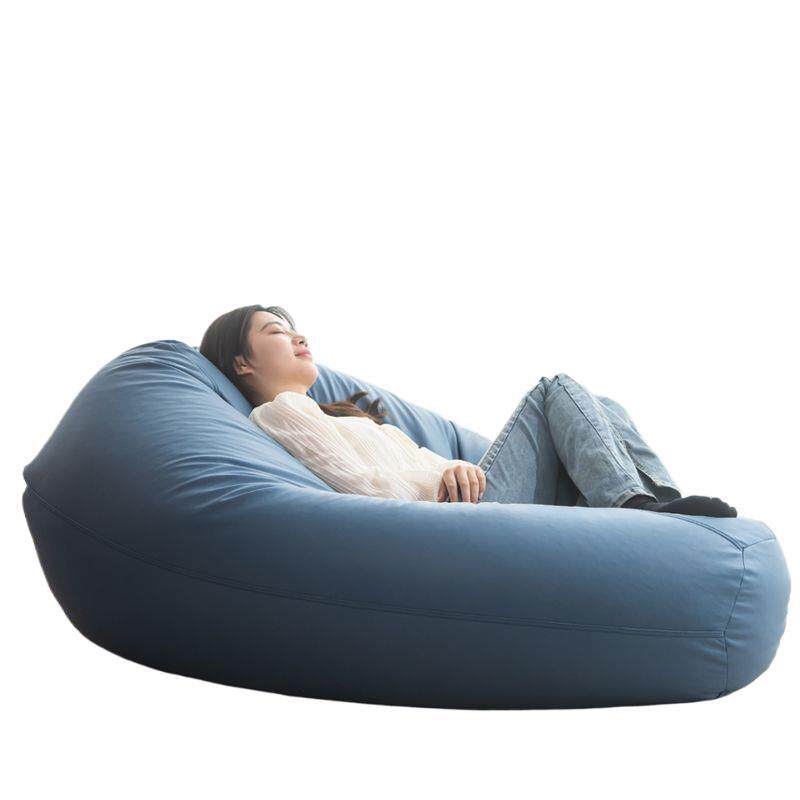 科技布懒人沙发豆袋超大号可躺可睡榻榻米阳台单人可拆洗人类狗窝