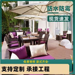 生态腐木栈道塑木板复合防材YKK料地户外塑木4板10*25mm空心地板