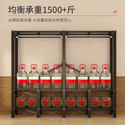 衣柜家用卧室免安装折叠简易布艺衣柜出租房用全钢架结实耐用归蔷