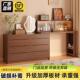 斗柜梳妆台体卧室现代简化妆桌床一尾约NNI收纳柜化妆转台角书桌