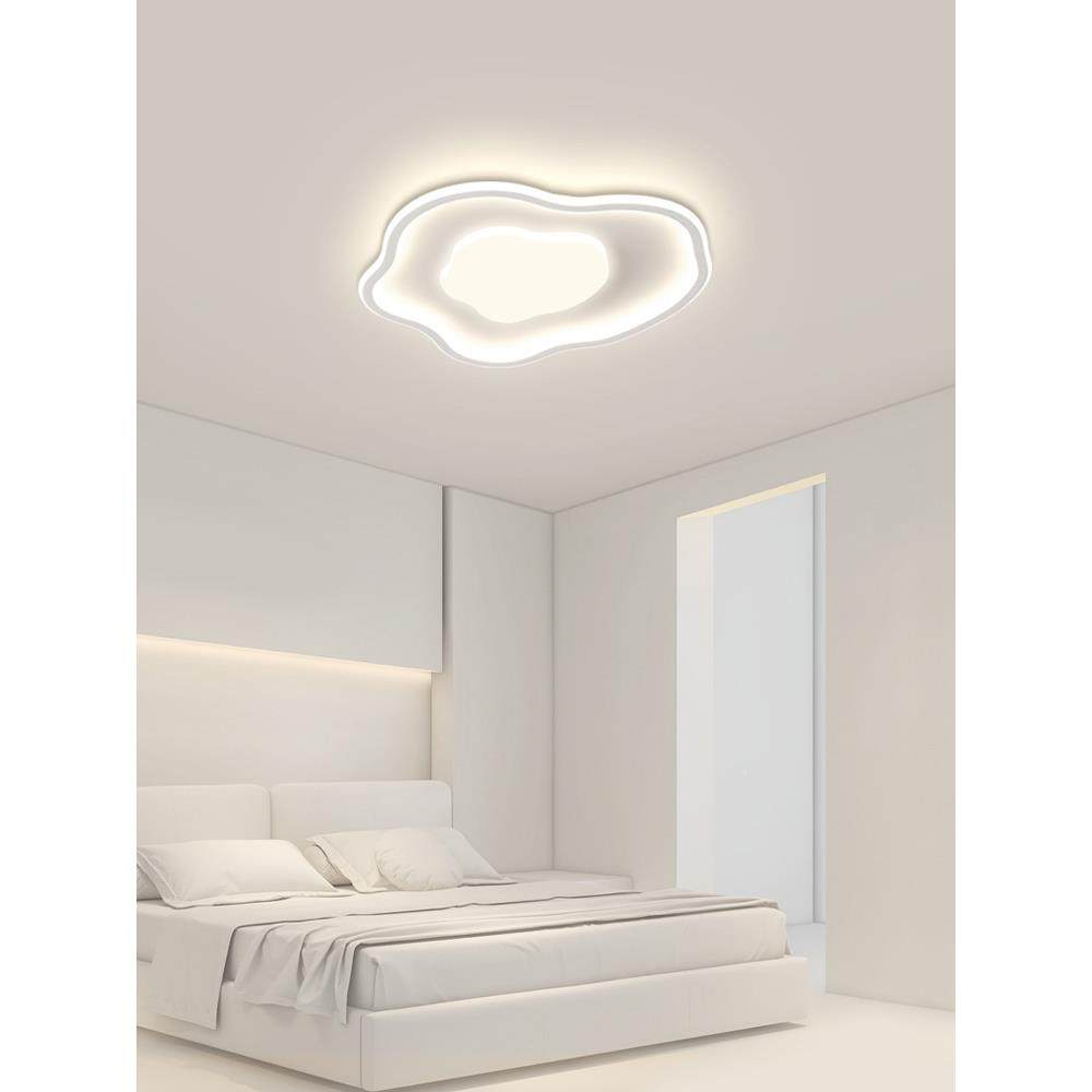 奶套油风14582极简厅主灯2025新款云朵吸灯智能护客眼顶灯具组合