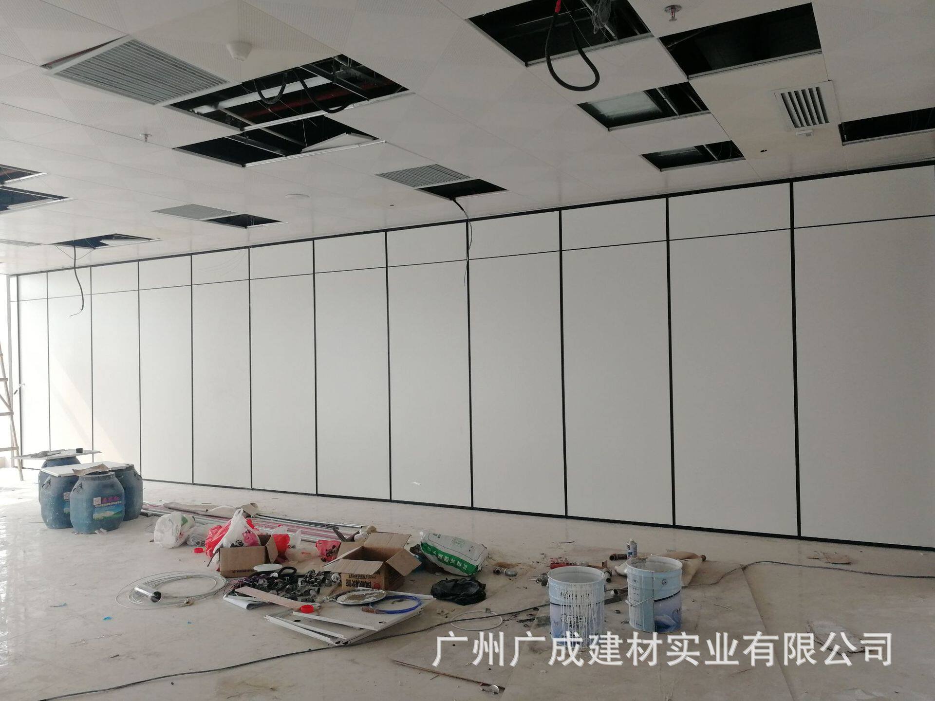 酒店隔断活动隔断墙移动屏风杭州铝合金移动隔板会议室隔间活动板