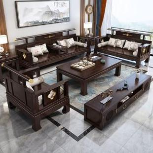 现代出自租屋建房古典家具客厅布艺汉沙发现货罗妃床BAS贵组合实