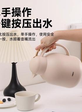 清保温水壶新款热水瓶桌面壶玻璃暖内胆开水瓶办保79890温公壶水1