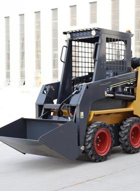 出口意大13443利内多功能滑移装载市政工小型滑移机室机程破拆小