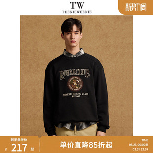 新款 卡通字母卫衣男2024冬季 Weenie小熊男装 Teenie