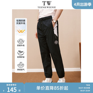 新款 TeenieWeenie小熊男装 字母撞色休闲裤 男2023秋季 长裤