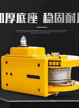 501800LB0摇KG拉小力手摇自吊机双向锁式卷扬机双齿轮型手动手绞