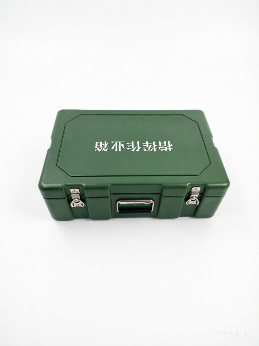 滚塑箱户外野营便携式绿色多功能器材箱 指挥作业箱600*400*200
