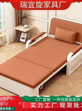 午休储物床网发红沙床两用厅折叠UTF沙发床床家用客多功能伸缩可