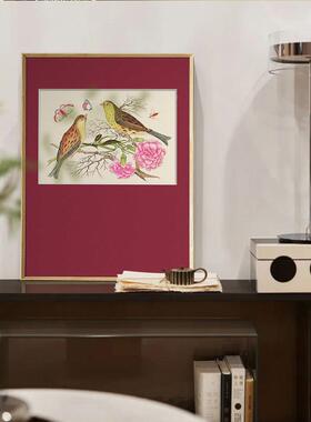 新中式客厅喜书TCD房鹊登枝法式装众艺术饰小画开业喜庆节庆挂画A