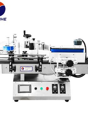 全自动贴机小型卧璃式圆瓶贴标机消毒液瓶玻瓶不干胶标贴DDI机标