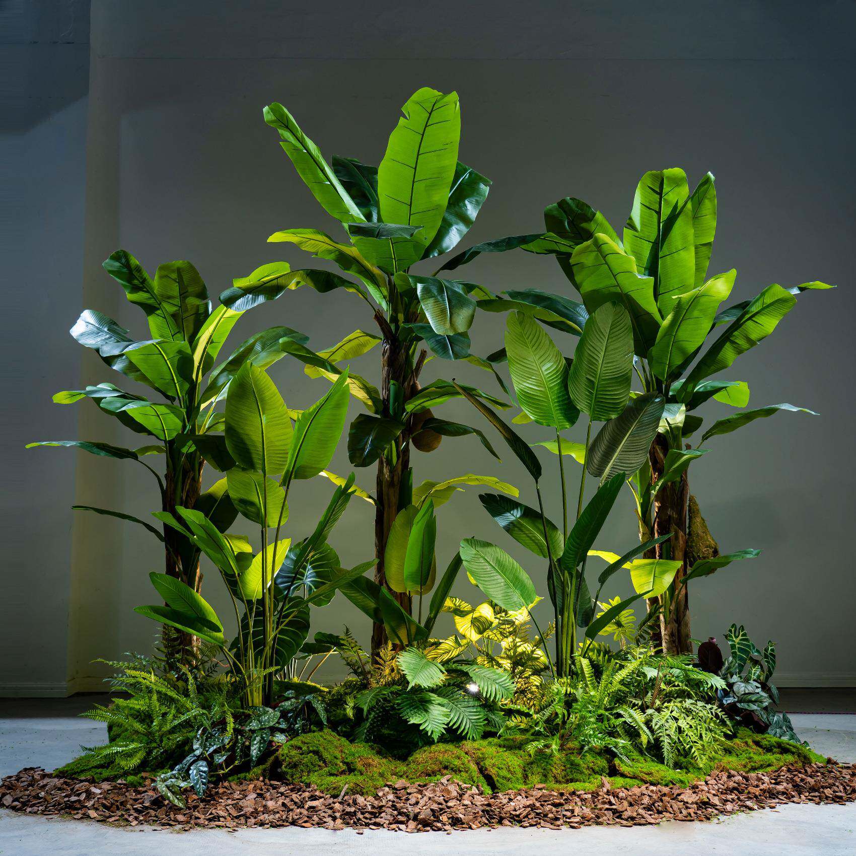 森艺高端轻奢大MDO型仿真芭树植蕉物仿生假树诚植室内客绿厅造景