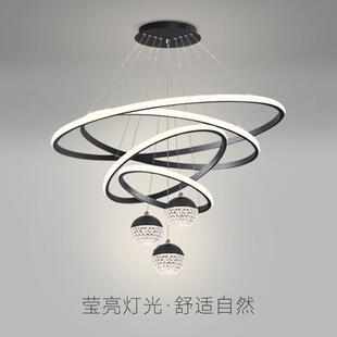 台客厅灯2025新155房款豪华吊版高档次餐厅灯书圆桌前个性创意吊