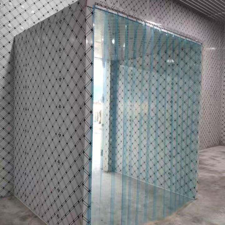 PVC冷专耐低温软门372帘耐寒防冷用气挂帘冷藏库车保温加筋型皮帘