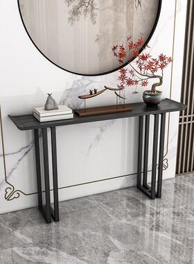 新YCI中玄实木玄关桌玄关柜入户靠墙关台长条案简约现代条供桌条