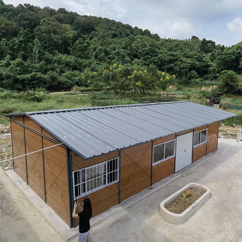 雅019致房木纹砖纹古工活动别房岩地棉板防火K式房办仿公楼移动墅