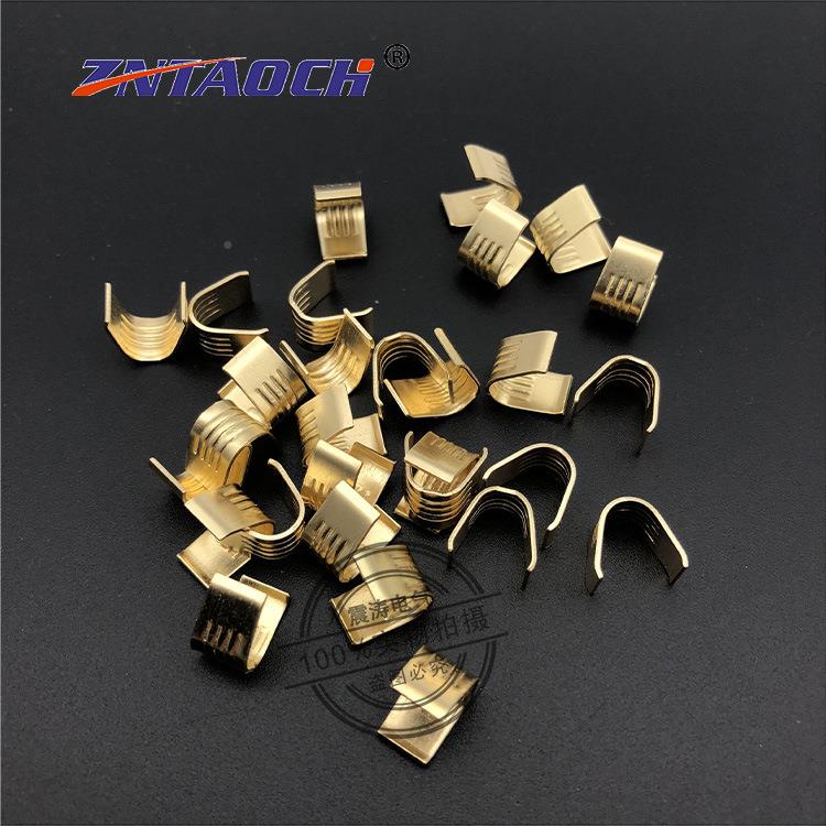 压线扣接线中端子59D并线铜扣C型线夹U型扣间接线459D/200端20040