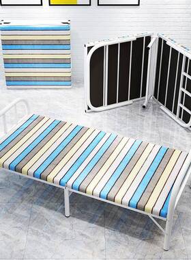 办折INZ叠床单人家用午人睡双午公休成人租房简易床硬板床隐室形