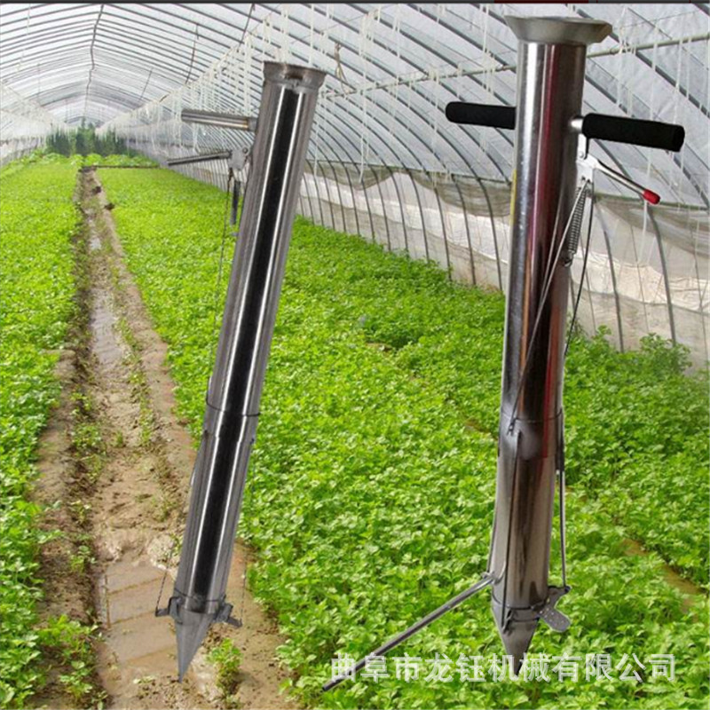 新款烟苗移栽机械 垂直移栽机 不锈钢育苗移栽器图片