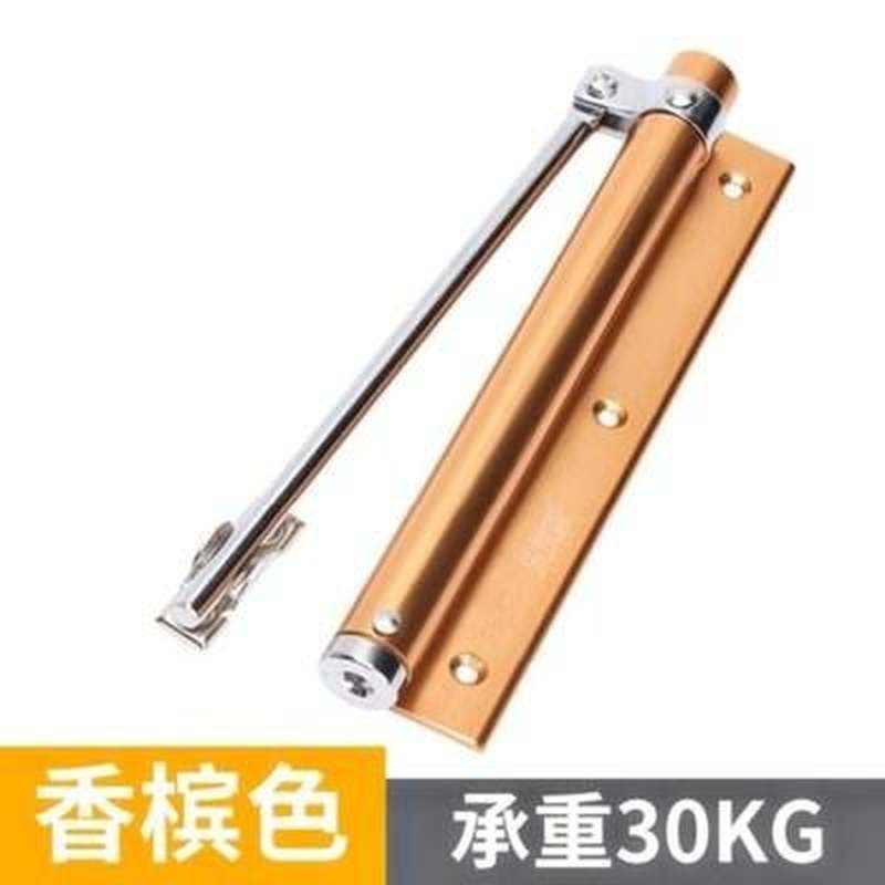 玻璃门自b动闭门器自动关门内外不锈钢寝室纱窗门侧装轻型关门器